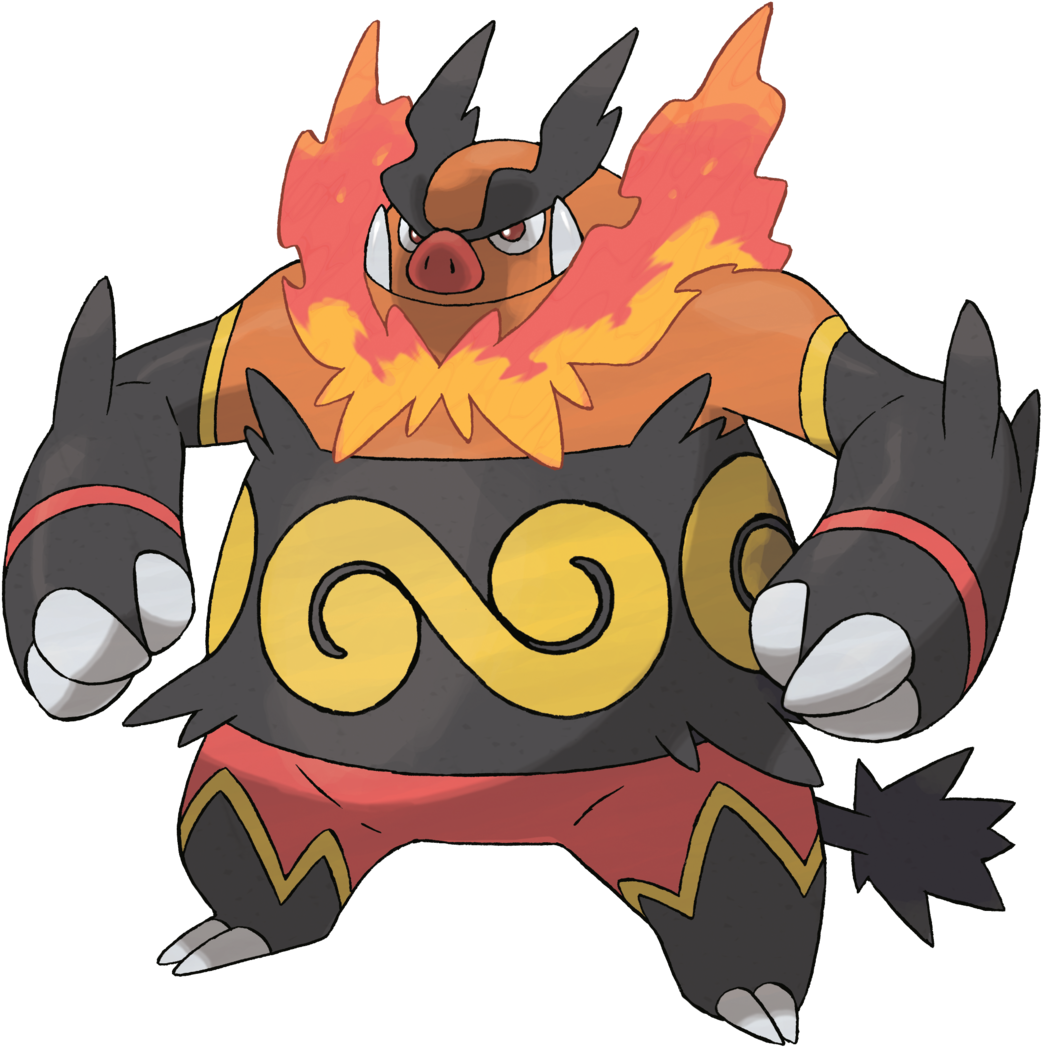 Pokemon Emboar (475x475), Png Download