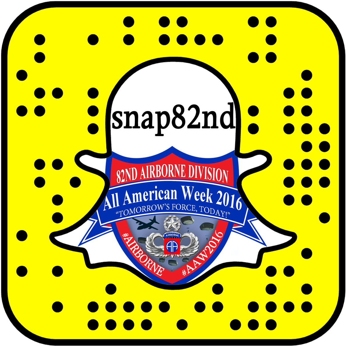 All American Division On Twitter - Brandon Arreaga Snapchat Code (1200x1200), Png Download