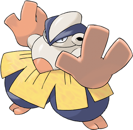 297hariyama - Hirayama Pokemon (431x431), Png Download