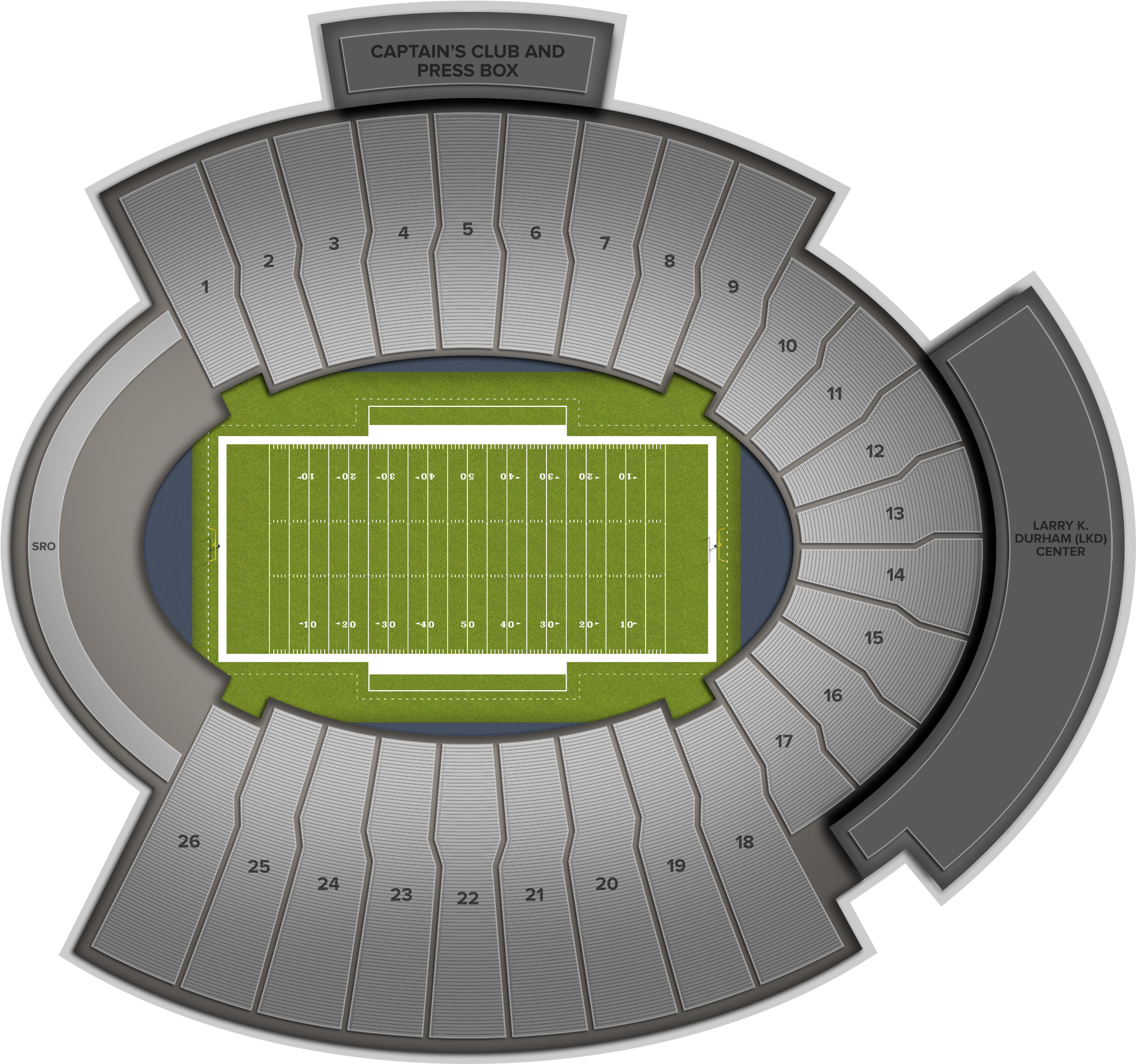 Texas San Antonio Football At Utep Football At Sun - Sun Bowl Stadium (2560x1936), Png Download