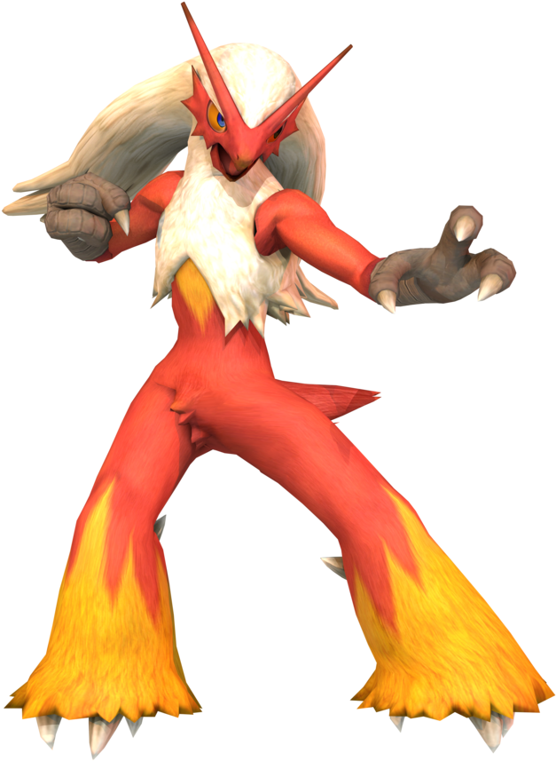 Blaziken Transparent Pokken Tournament Picture Royalty - Pokken Blaziken Render (894x894), Png Download