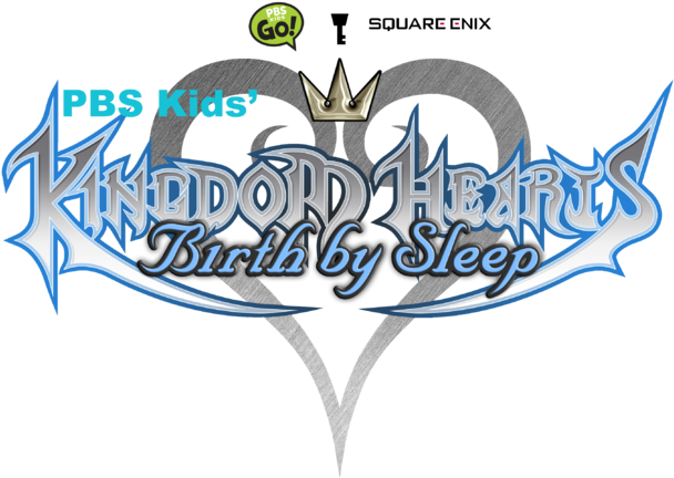Pbs Kids' Kingdom Hearts Birth By Sleep - Kingdom Hearts Birth By Sleep Logo (640x451), Png Download