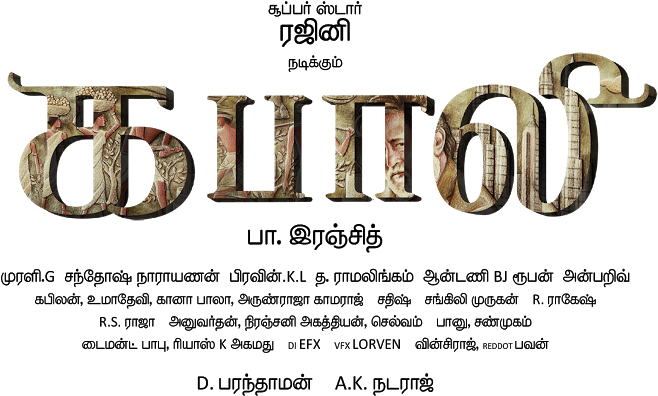 Movie Posters Png Royalty Free - Kabali (1035x497), Png Download