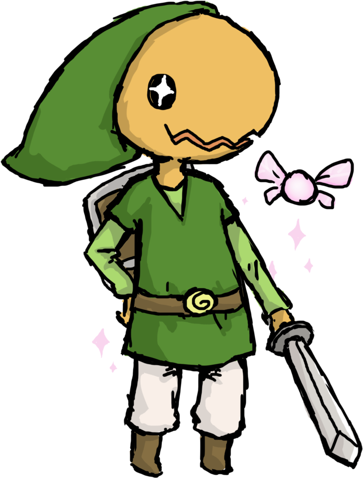 Pkmnc Senri As Toon Link By Scilk On Deviantart Clipart - Toon Link Plush Transparent (800x1041), Png Download