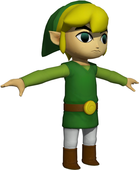 Download Zip Archive - Toon Link Model (750x650), Png Download