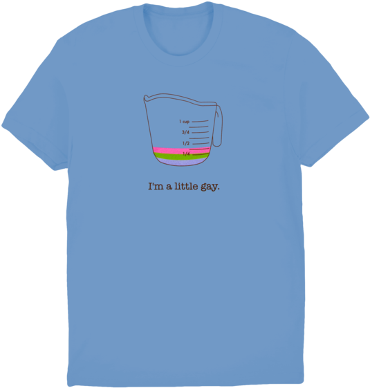 I'm A Little Gay T-shirt - T-shirt (600x600), Png Download