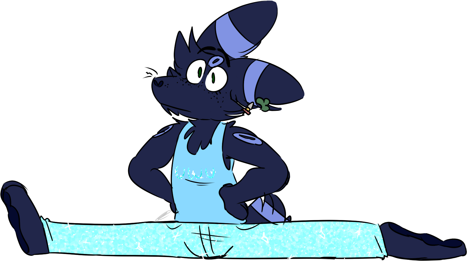 I Cant Do The Splits - Cartoon (1527x855), Png Download
