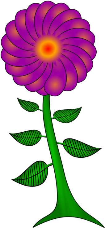 Cut Flowers Paisley Petal Computer Icons - Flower (354x750), Png Download