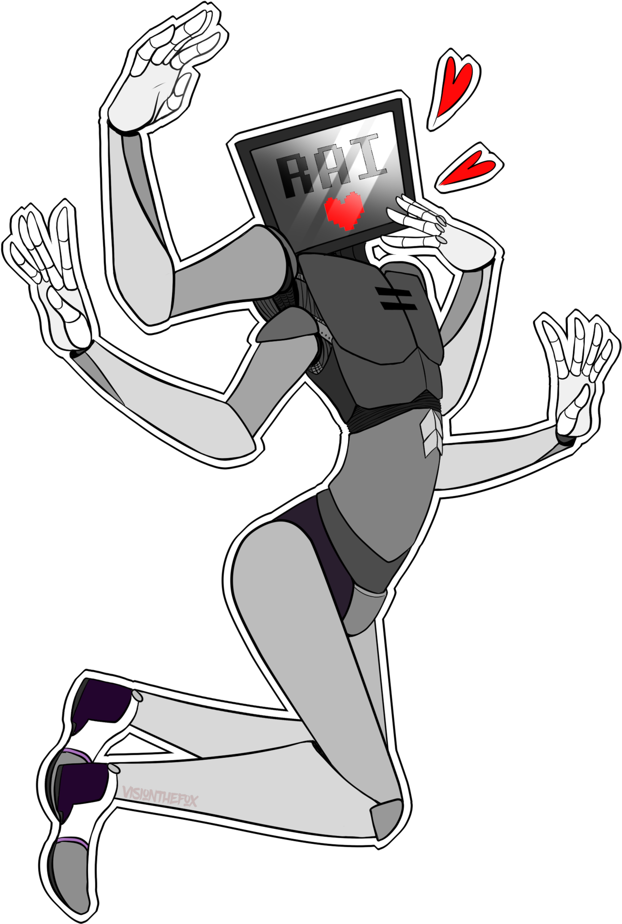 Im Gay 4 U I Miss My Gay Robot @gendertakahashi - Cartoon (1280x1856), Png Download