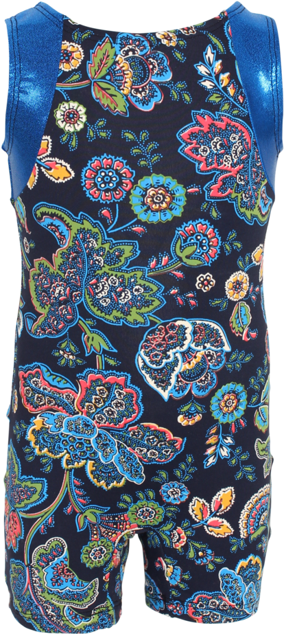Pacific Paisley Tank Unitard (683x1024), Png Download
