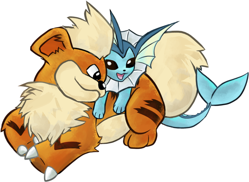 Clip Library Growlithe And By Kna On Deviantart - Drawing (1024x751), Png Download