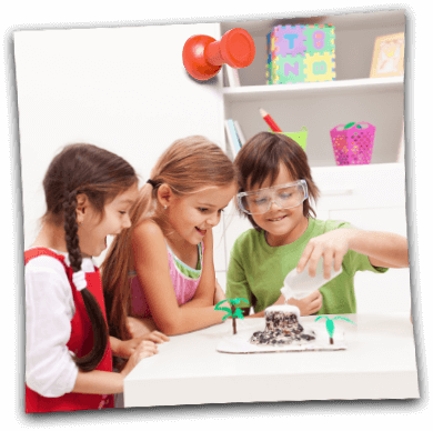 Kids Playing Together - Stem Kids (390x388), Png Download