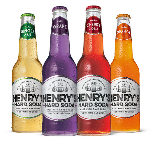 Moderate Body, Mild Effervescence And A Satisfying - Henrys Hard Soda, Hard Cherry Cola - 12 Fl Oz (540x500), Png Download