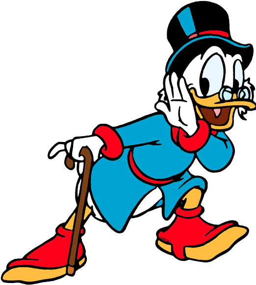Ducktales Clip Art Disney Galore Page More - Scrooge Mcduck (529x584), Png Download