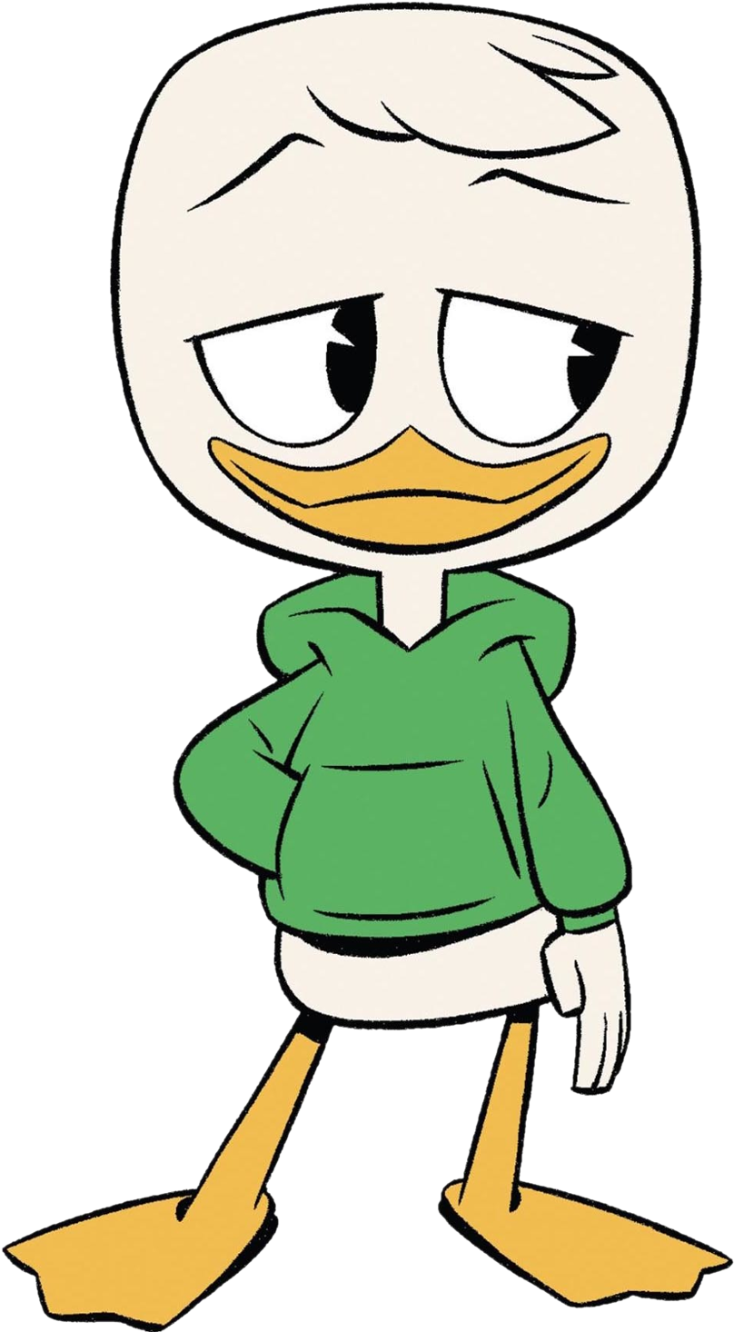 In 2017's Ducktales, Louie Is Portrayed As The Most - Lewy Duck (1080x1735), Png Download