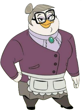 Mcduck Household Employees - Patoaventuras Abuela De Rosita (309x396), Png Download