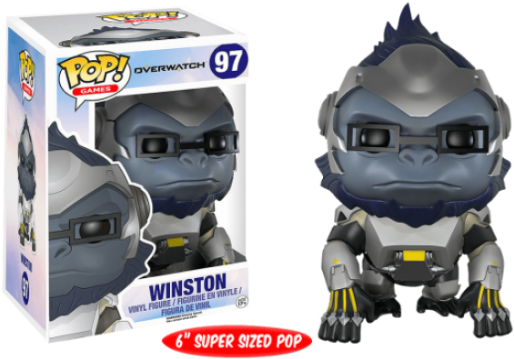 Vinyl Winston - Funko Pop Winston (550x550), Png Download