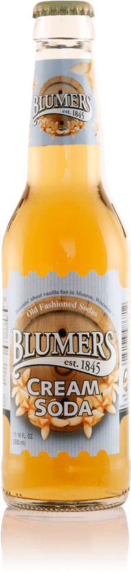 Blumers Old Fashioned Soda Cream Soda With Real Cane - Soft Drink (229x848), Png Download