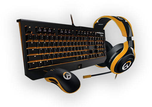 Overwatch Legendary Bundle - Overwatch Razer Blackwidow Chroma - Mechanical Gaming (700x382), Png Download