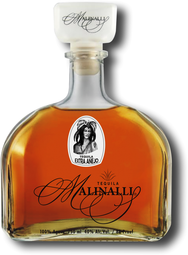 Malinalli Extra Anejo - Malinalli Tequila (791x1024), Png Download
