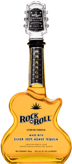 Rock N Roll Mango Tequila Was Recently Released - Rock N Roll Tequila (256x567), Png Download