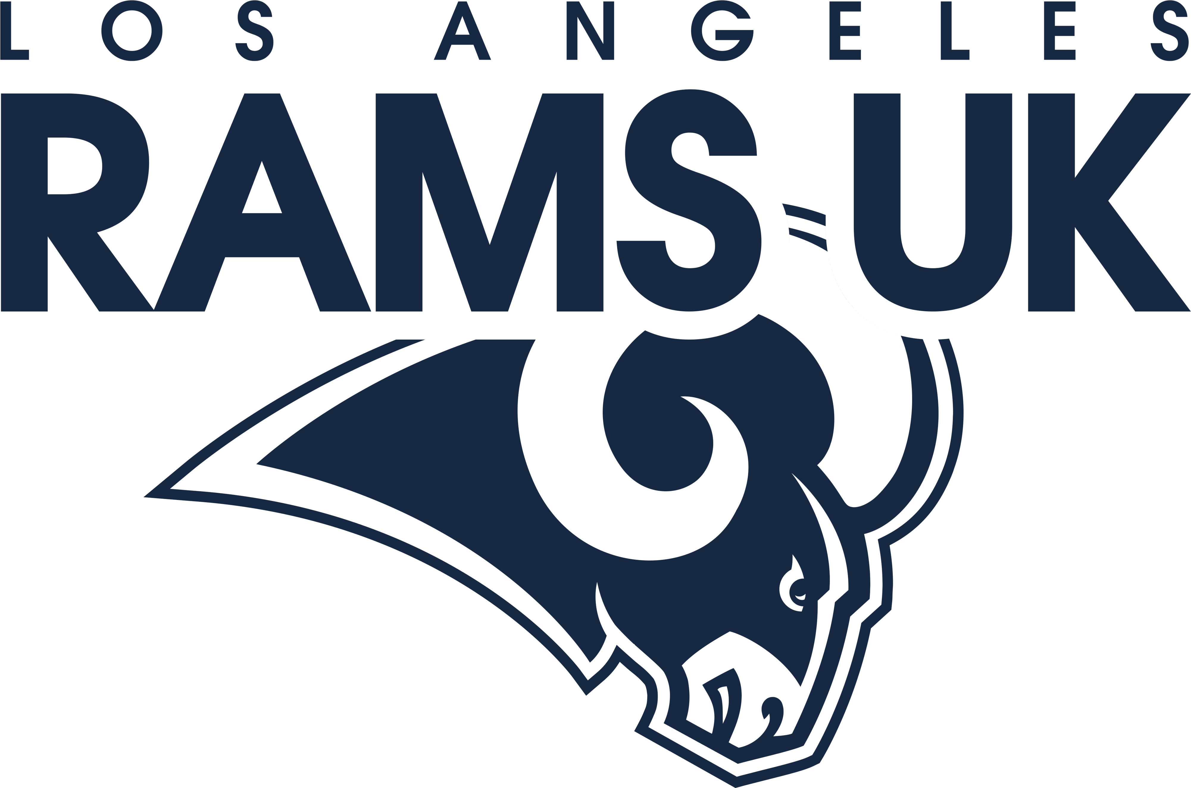 La Rams Uk - Los Angeles Rams Vs Oakland Raiders (4724x3177), Png Download