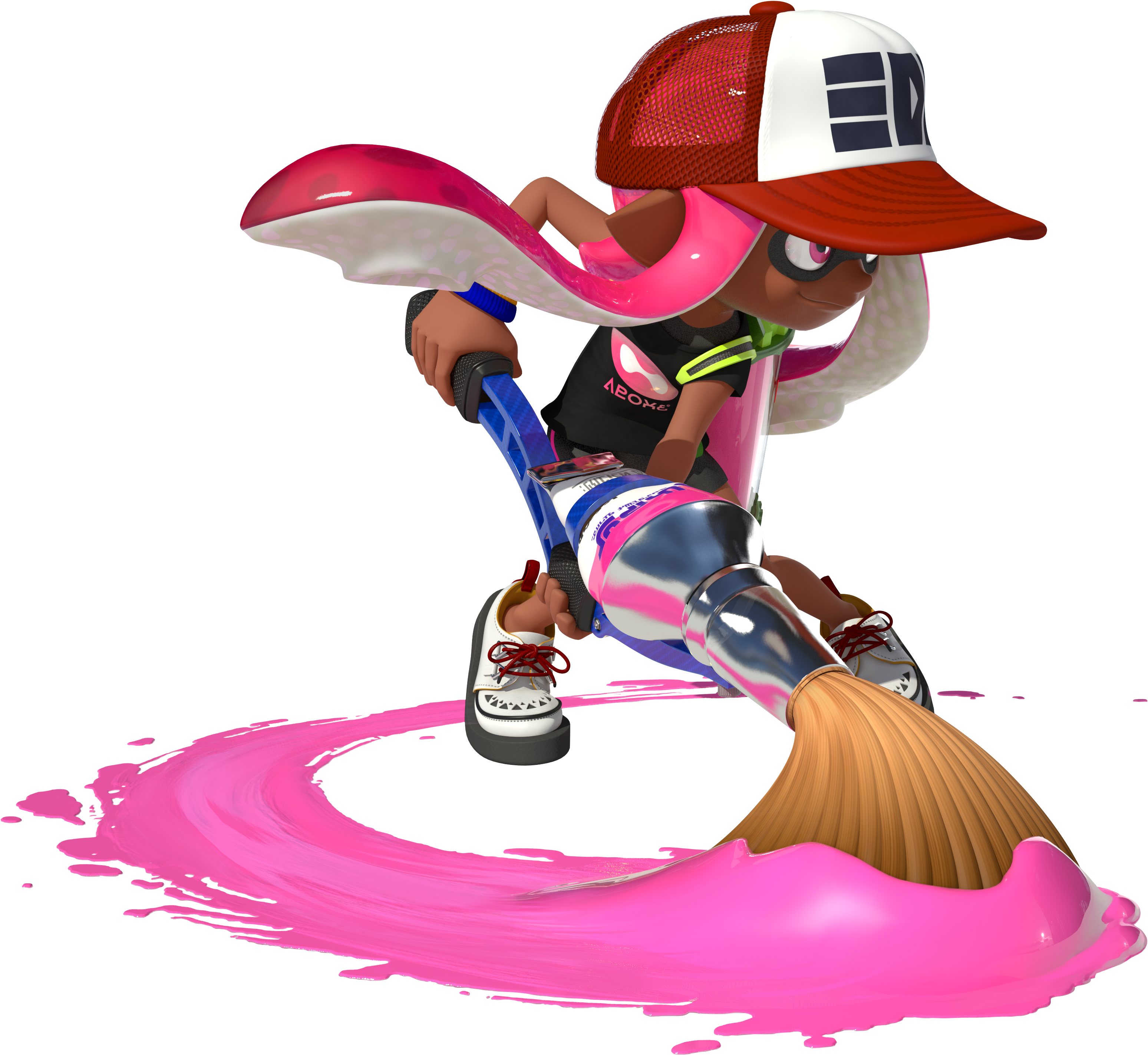 Splatoon - Characters - Splatoon Pink (3850x3500), Png Download