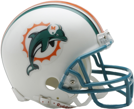 Miami Dolphins Nfl Mini Helmet - Casque Miami Dolphins (505x490), Png Download