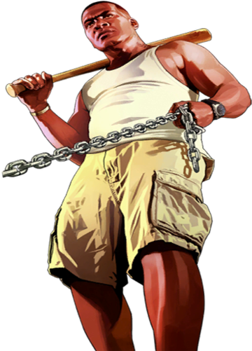 Grand Theft Auto V Gta 5 Game Art 16x12 Print Poster (500x500), Png Download