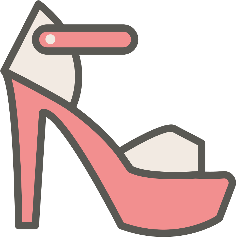 Download Svg Download Png - Court Shoe (1024x1024), Png Download