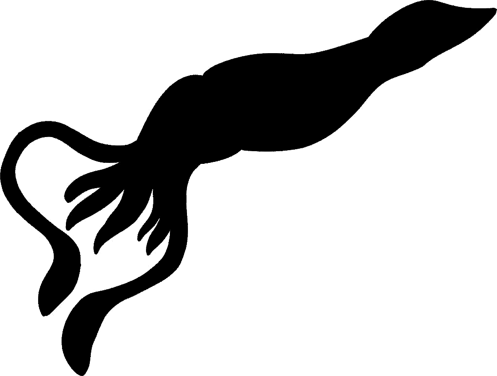 Squid Silhouette Free Clipart Images - Squid Silhouette Clipart (1018x771), Png Download