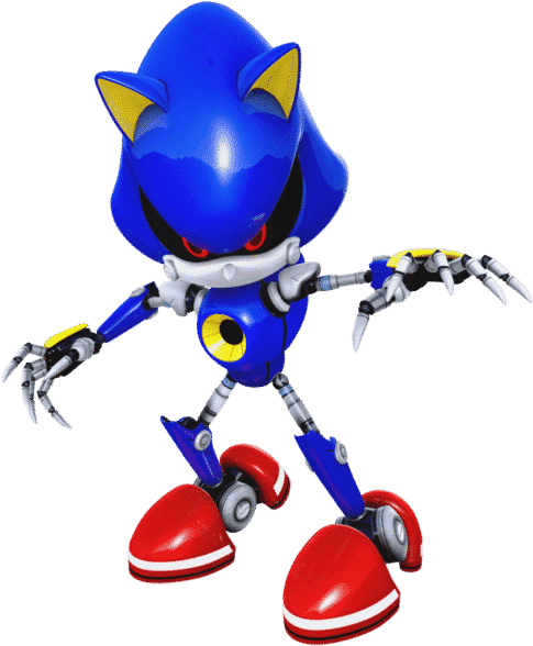 Gta5 Mod Metal Sonic - Sonic The Hedgehog (600x600), Png Download