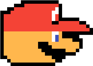 Mario Head - Cartoon (1200x1200), Png Download