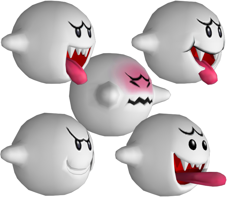 Download Zip Archive - New Super Mario Bros Wii Boo (750x650), Png Download