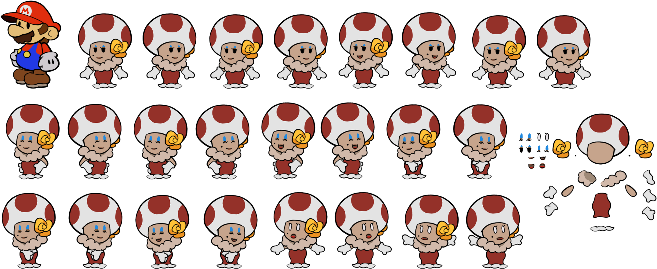 Click For Full Sized Image Toodles - Toodles Paper Mario (2208x954), Png Download