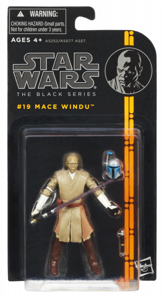 Black Series - Star Wars Black Series 6 Inch Mace Windu (600x600), Png Download