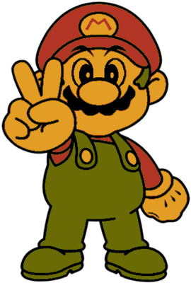 Artwork Of Nexandgbx In His Mario Form - Mario (300x415), Png Download