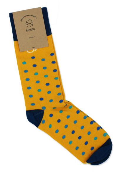 Yellow Dot Graph - Sock (600x600), Png Download