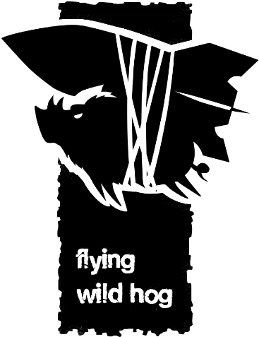 Hard Reset Is A Futuristic First Person Shooter That - Flying Wild Hog Logo (426x557), Png Download