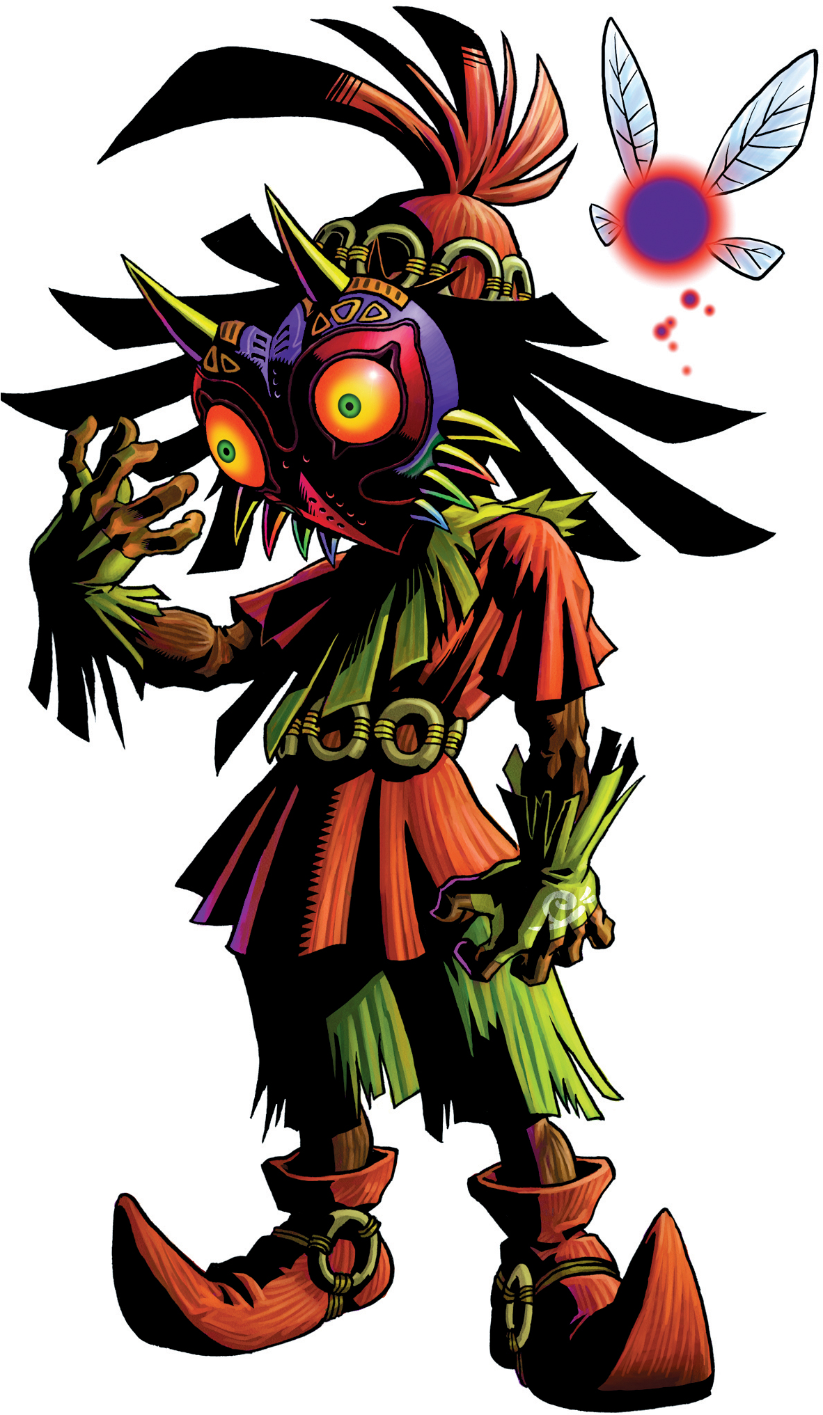 Skull K - Legend Of Zelda Majora's Mask Villain (1211x2067), Png Download