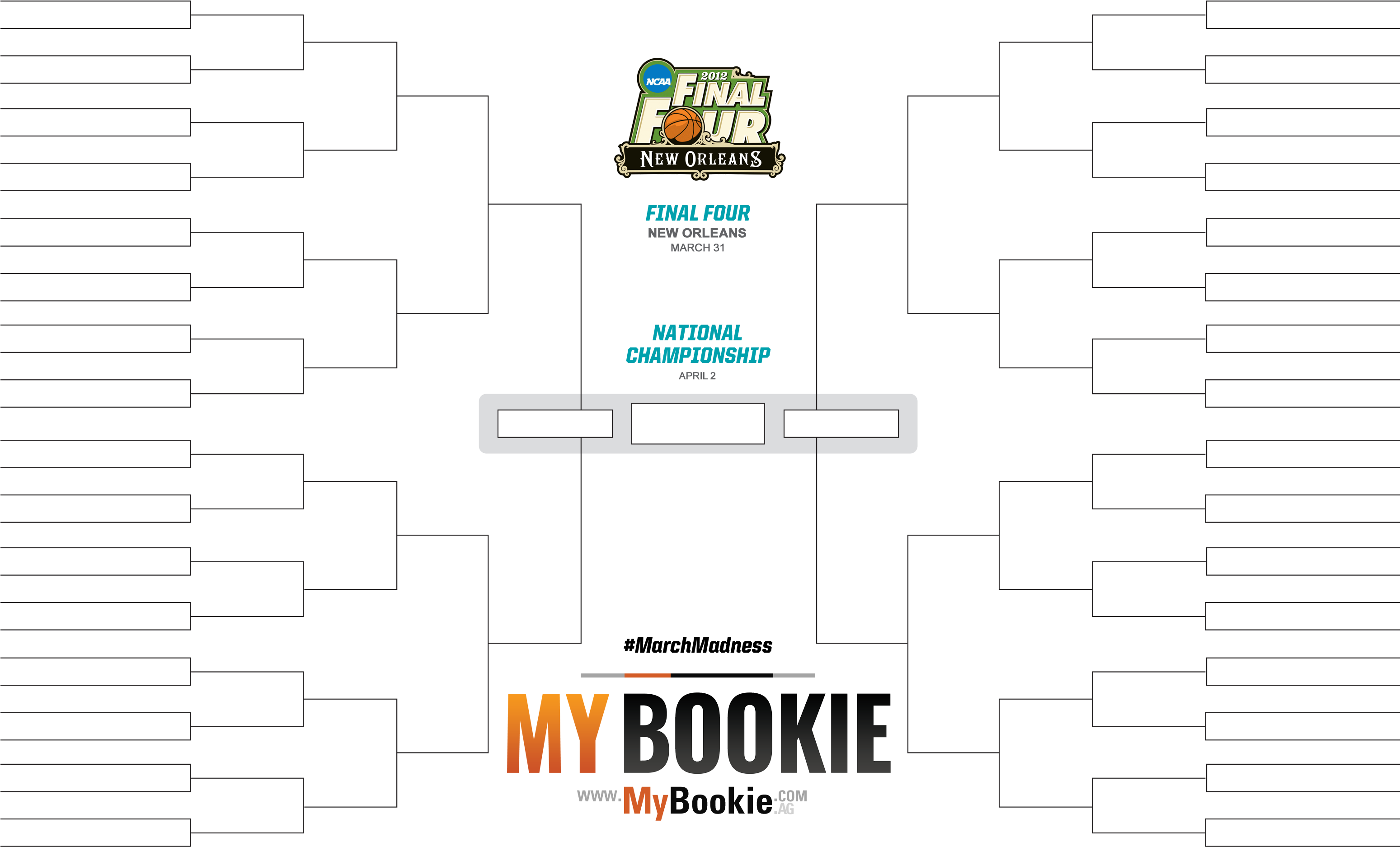 Download March Madness Printable Ncaa Bracket Mybookie Sportsbook