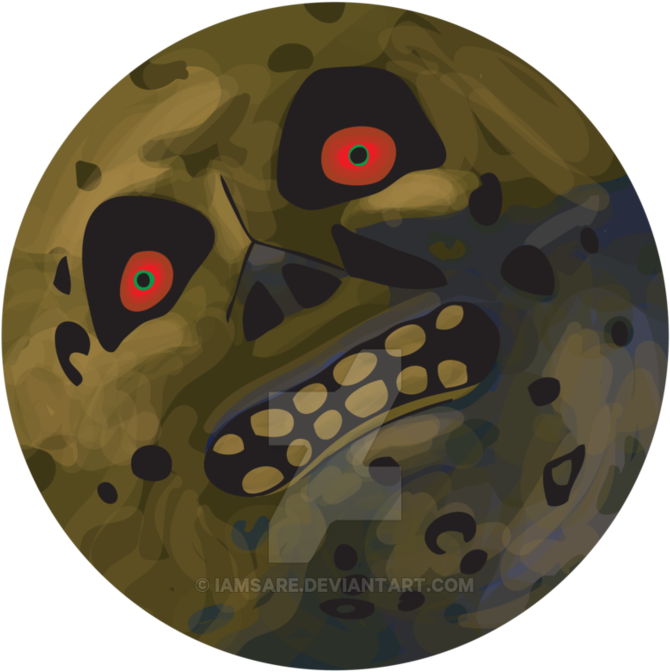 Majora S T Shirt - Majoras Mask Moon Png (774x1032), Png Download