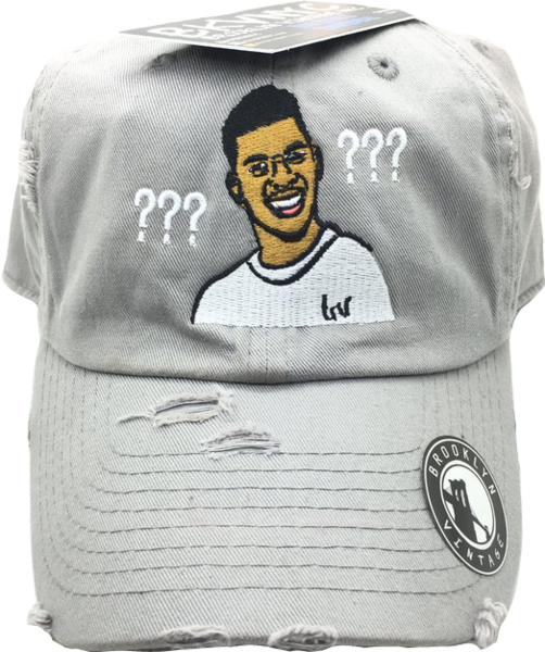 Share This Image - Brooklynvintagenyc Gray Distressed Swaggy P ??? Dad (502x600), Png Download