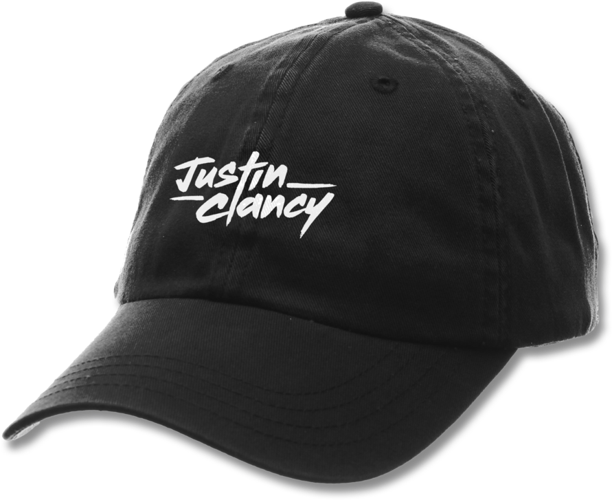 Justin Clancy Black Dad Hat (1000x839), Png Download