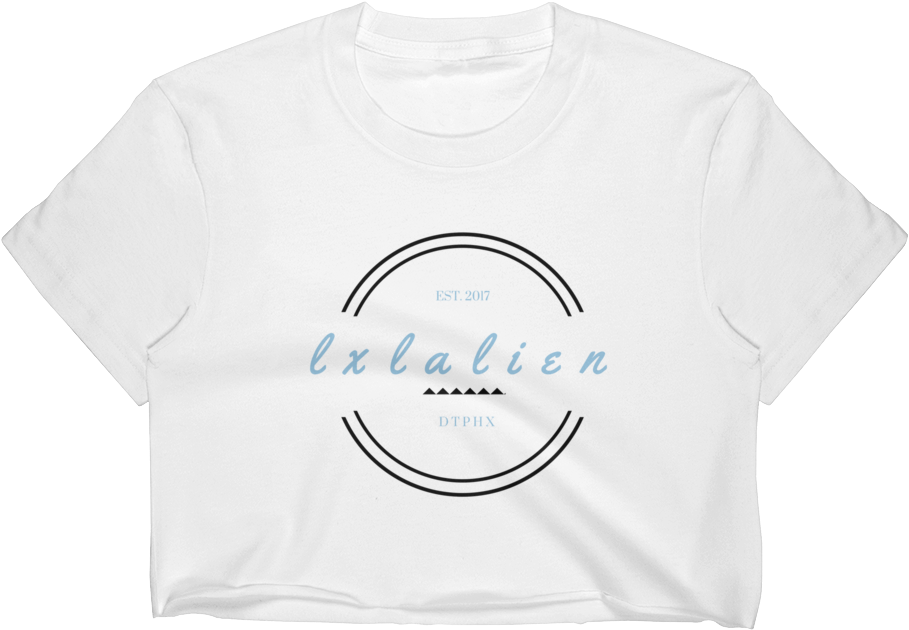 Hand Drawn Designs On Comfortable Crop Tops Perfect - Crop Top (1000x1000), Png Download