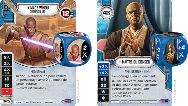 Avec Trois Faces De Son Dé Montrant Des Dégâts De Mêlée, - Star Wars Destiny: Empire At War Booster Pack (880x350), Png Download