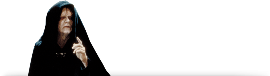 Palpatine-1 - Star Wars (940x280), Png Download