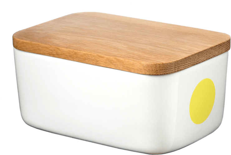 Yellow Butter Box, Dot, Yellow - Butterdose Mint (1024x1024), Png Download