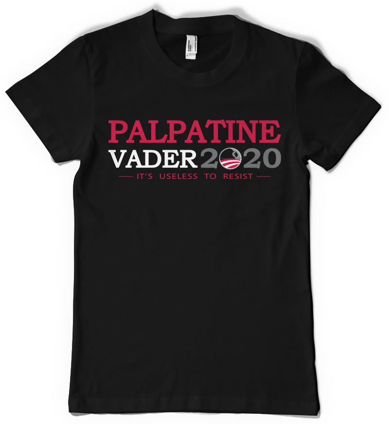 Elect Palpatine-vader - Diamond T Shirt Brand (800x872), Png Download
