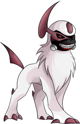 Il Pass En Absol Shiny Pokemon - Kaneki Ken Pokemon (500x500), Png Download